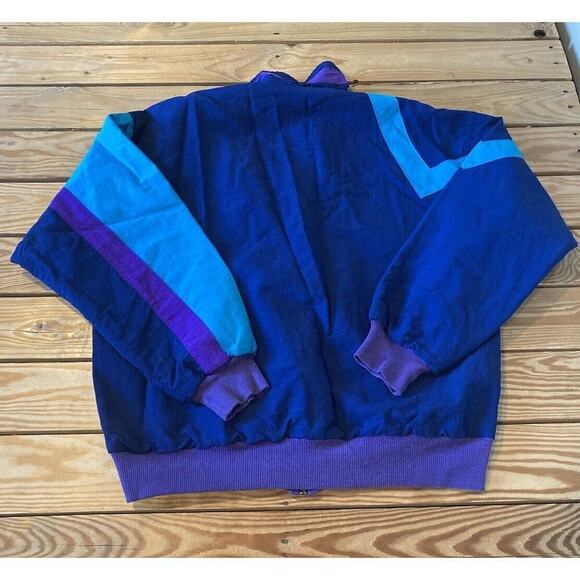 The Shirt Company Vintage Full Zip Jacket Size Small Men’s Blue Purple - Picture 2 of 8